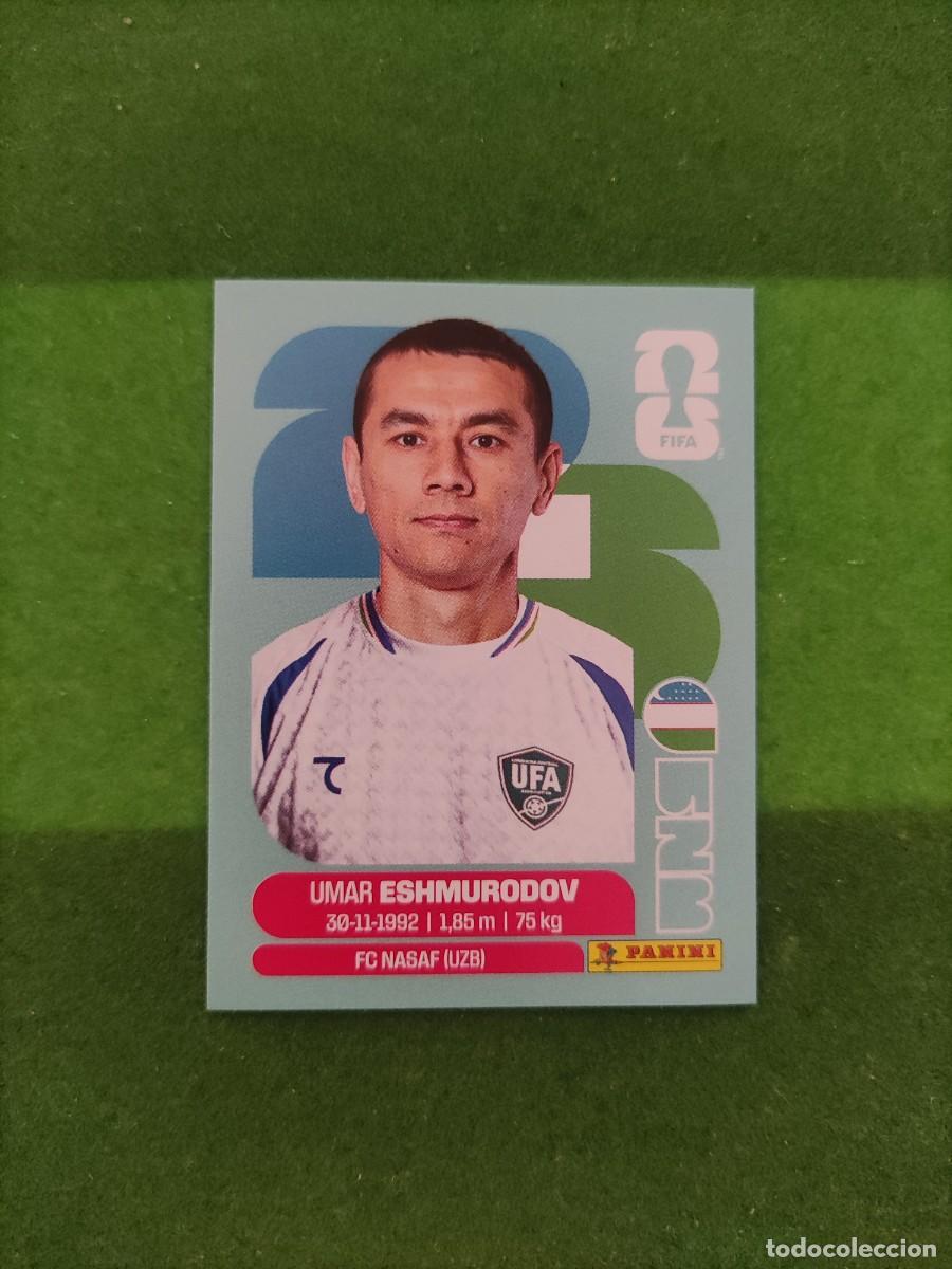 Cromos de F&uacute;tbol: Eshmurodov Uzbekist&aacute;n UZB 5 Sticker Mundial 2026 FIFA World Cup / Sin pegar