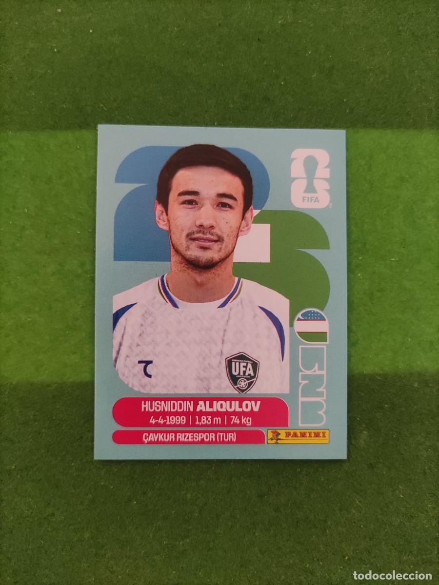Cromos de F&uacute;tbol: Aliqulov Uzbekist&aacute;n UZB 6 Sticker Mundial 2026 FIFA World Cup / Sin pegar