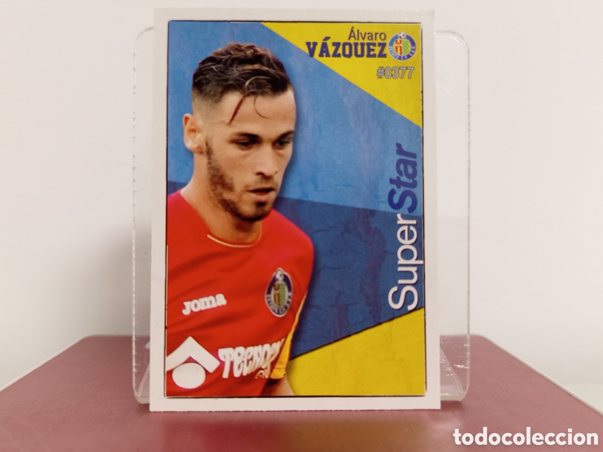 Cartes &agrave; collectionner de Football: ❇️ CROMO ⚽ &Aacute;LVARO V&Aacute;ZQUEZ GETAFE 377 SUPERSTAR FICHAS LIGA QUIZ 15 16 2015 2016 MUNDICROMO ❇️