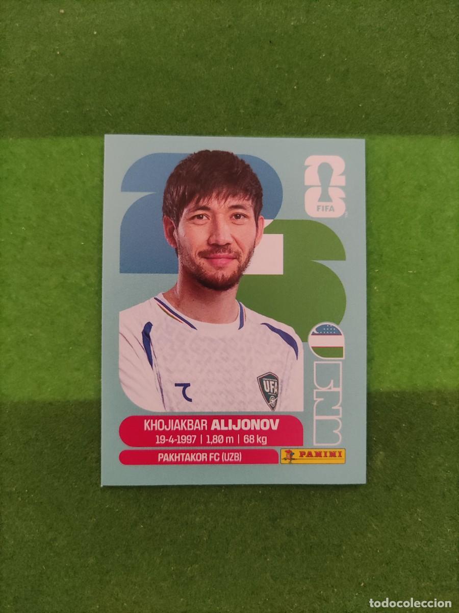Cromos de F&uacute;tbol: Alijonov Uzbekist&aacute;n UZB 8 Sticker Mundial 2026 FIFA World Cup / Sin pegar