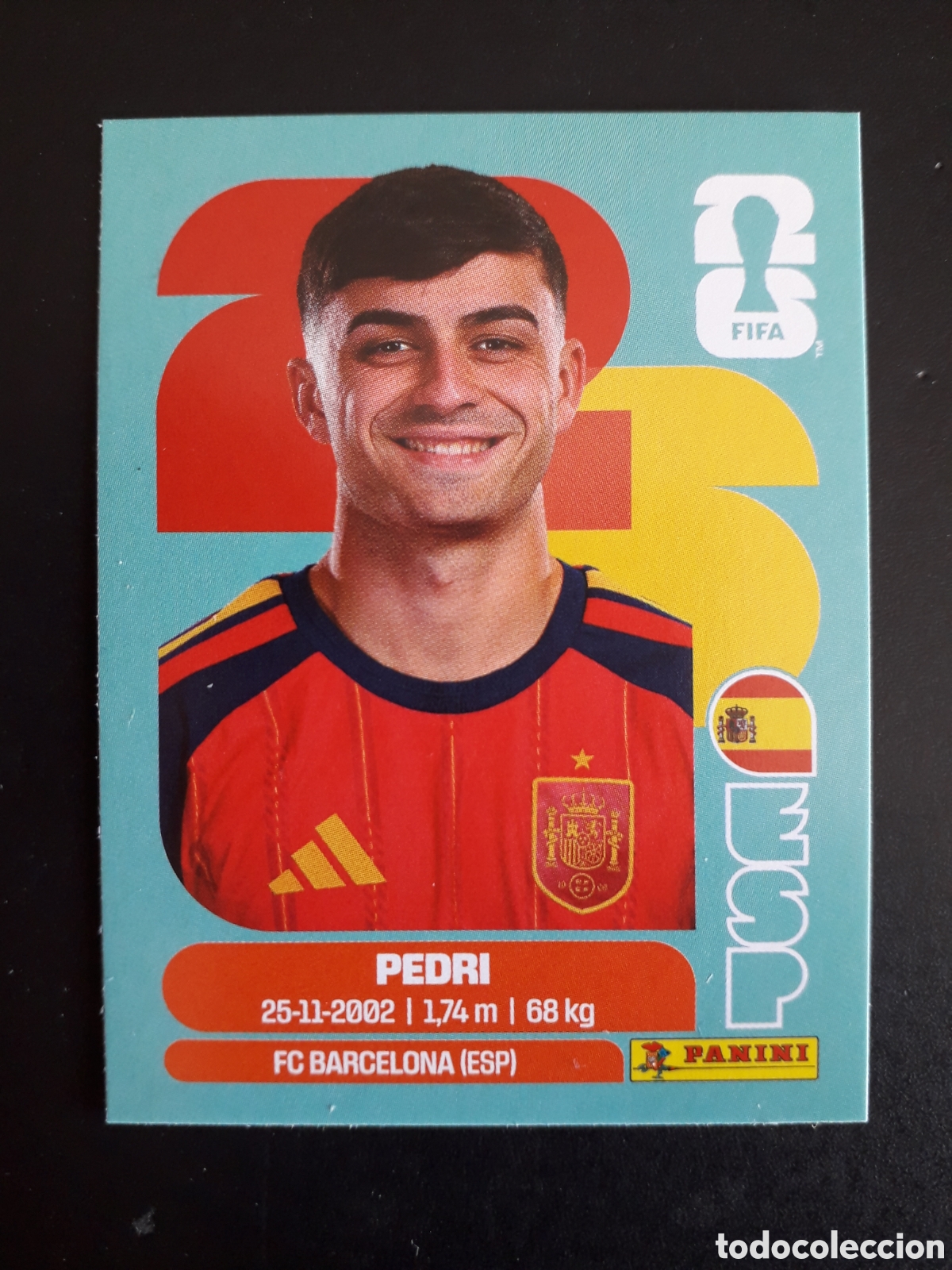 Cromos de F&uacute;tbol: PEDRI ESPA&Ntilde;A ESP 11 MUNDIAL F&Uacute;TBOL 2026 FIFA WORLD CUP PANINI SIN PEGAR PEDIDO M&Iacute;NIMO 3&euro;