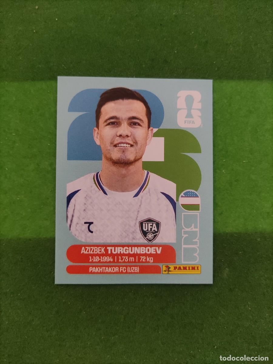 Cromos de F&uacute;tbol: Turgunboev Uzbekist&aacute;n UZB 14 Sticker Mundial 2026 FIFA World Cup / Sin pegar