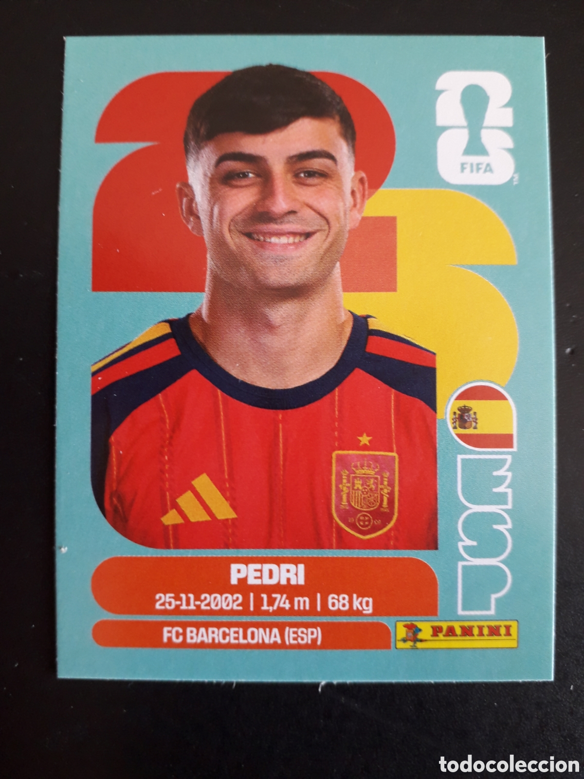 Cromos de F&uacute;tbol: PEDRI ESPA&Ntilde;A ESP 11 MUNDIAL F&Uacute;TBOL 2026 FIFA WORLD CUP PANINI SIN PEGAR PEDIDO M&Iacute;NIMO 3&euro;