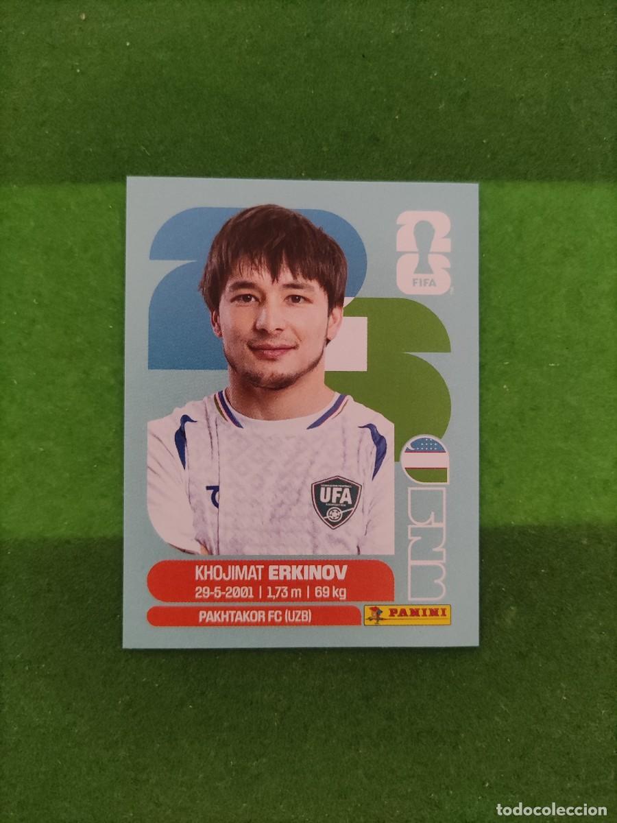 Cromos de F&uacute;tbol: Erkinov Uzbekist&aacute;n UZB 15 Sticker Mundial 2026 FIFA World Cup / Sin pegar
