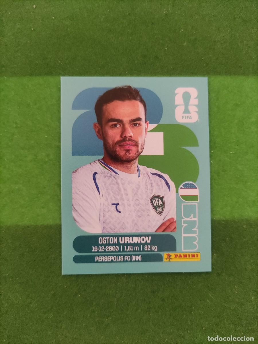 Cromos de F&uacute;tbol: Urunov Uzbekist&aacute;n UZB 17 Sticker Mundial 2026 FIFA World Cup / Sin pegar