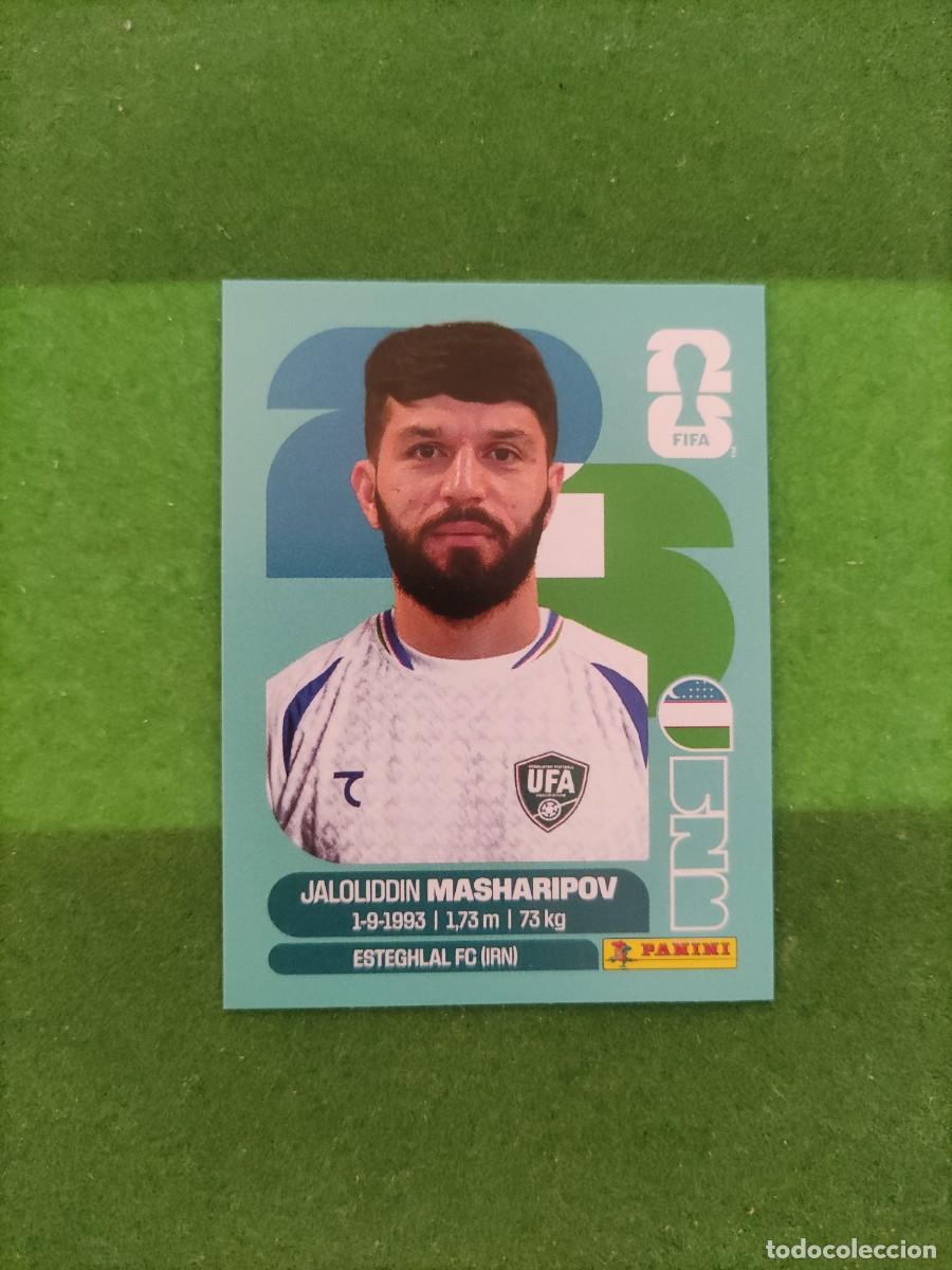 Cromos de F&uacute;tbol: Masharipov Uzbekist&aacute;n UZB 18 Sticker Mundial 2026 FIFA World Cup / Sin pegar