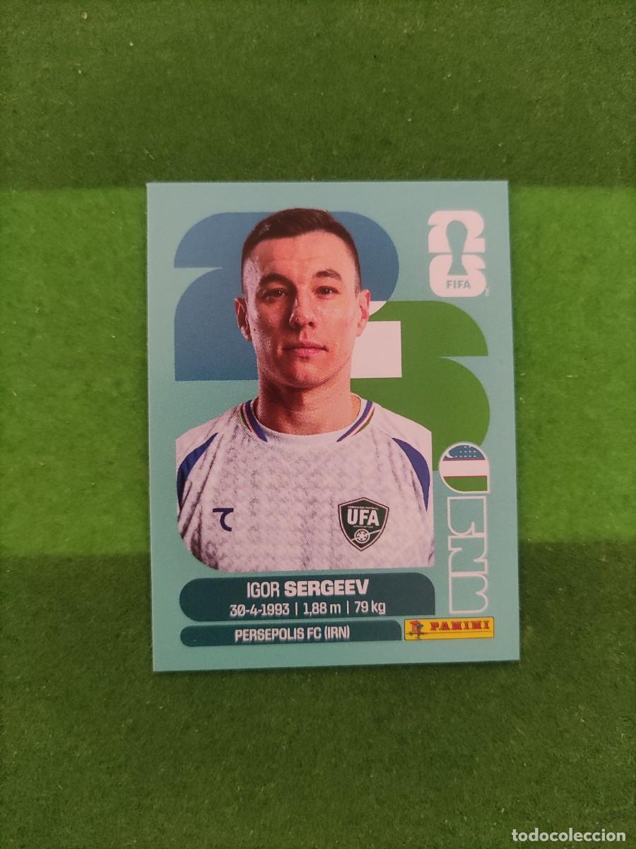 Cromos de F&uacute;tbol: Sergeev Uzbekist&aacute;n UZB 19 Sticker Mundial 2026 FIFA World Cup / Sin pegar