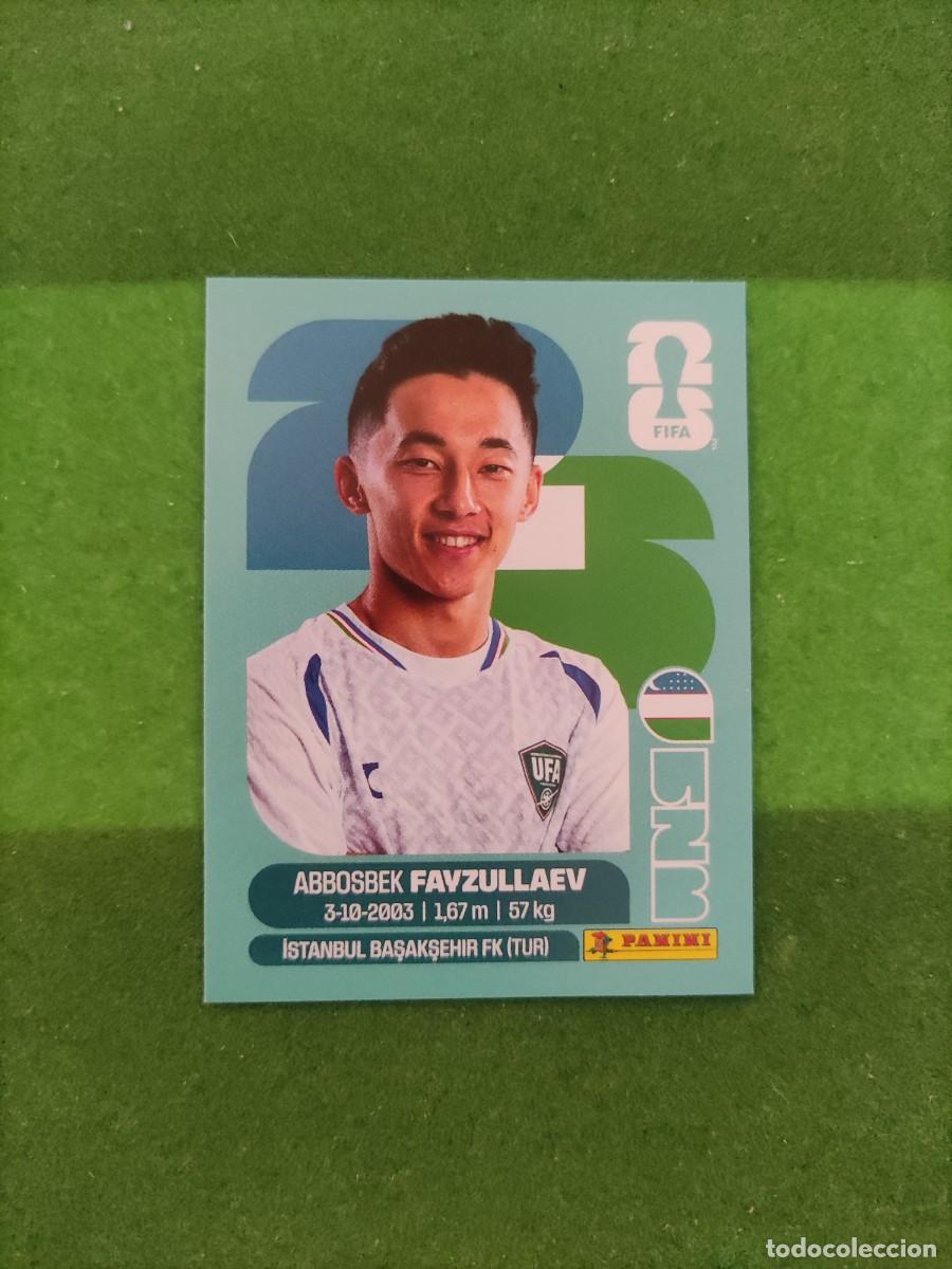 Cromos de F&uacute;tbol: Fayzullaev Uzbekist&aacute;n UZB 20 Sticker Mundial 2026 FIFA World Cup / Sin pegar