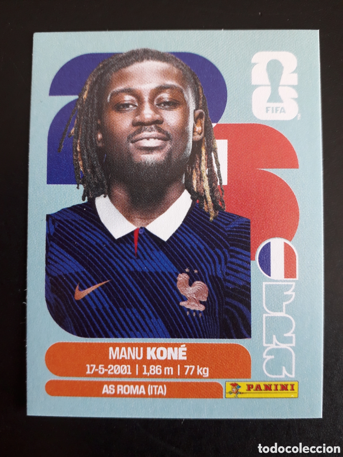 Cromos de F&uacute;tbol: KON&Eacute; FRANCIA FRA 11 MUNDIAL F&Uacute;TBOL 2026 FIFA WORLD CUP PANINI SIN PEGAR PEDIDO M&Iacute;NIMO 3&euro;