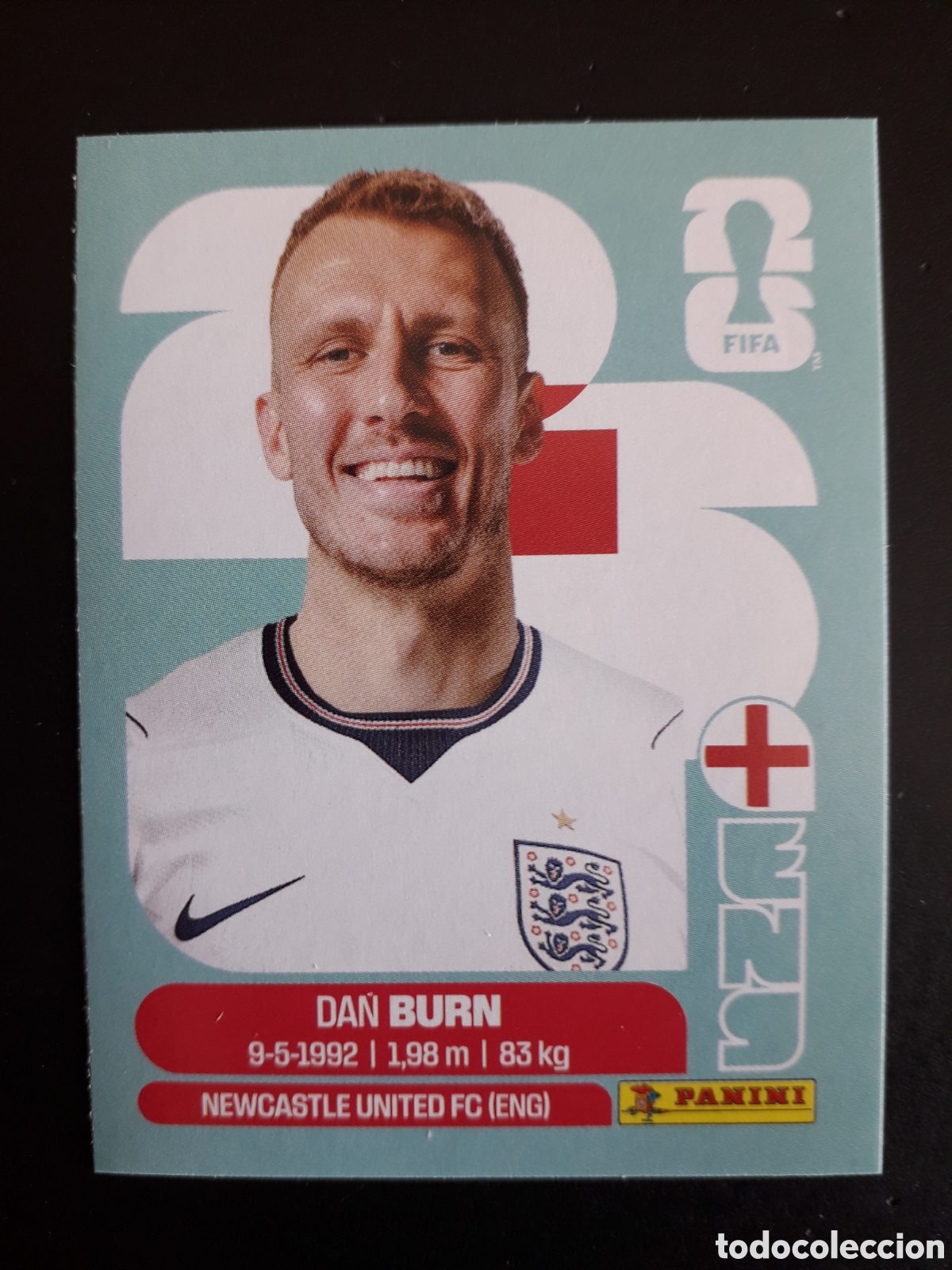 Cromos de F&uacute;tbol: BURN INGLATERRA ENG 8 MUNDIAL F&Uacute;TBOL 2026 FIFA WORLD CUP PANINI SIN PEGAR PEDIDO M&Iacute;NIMO 3&euro;