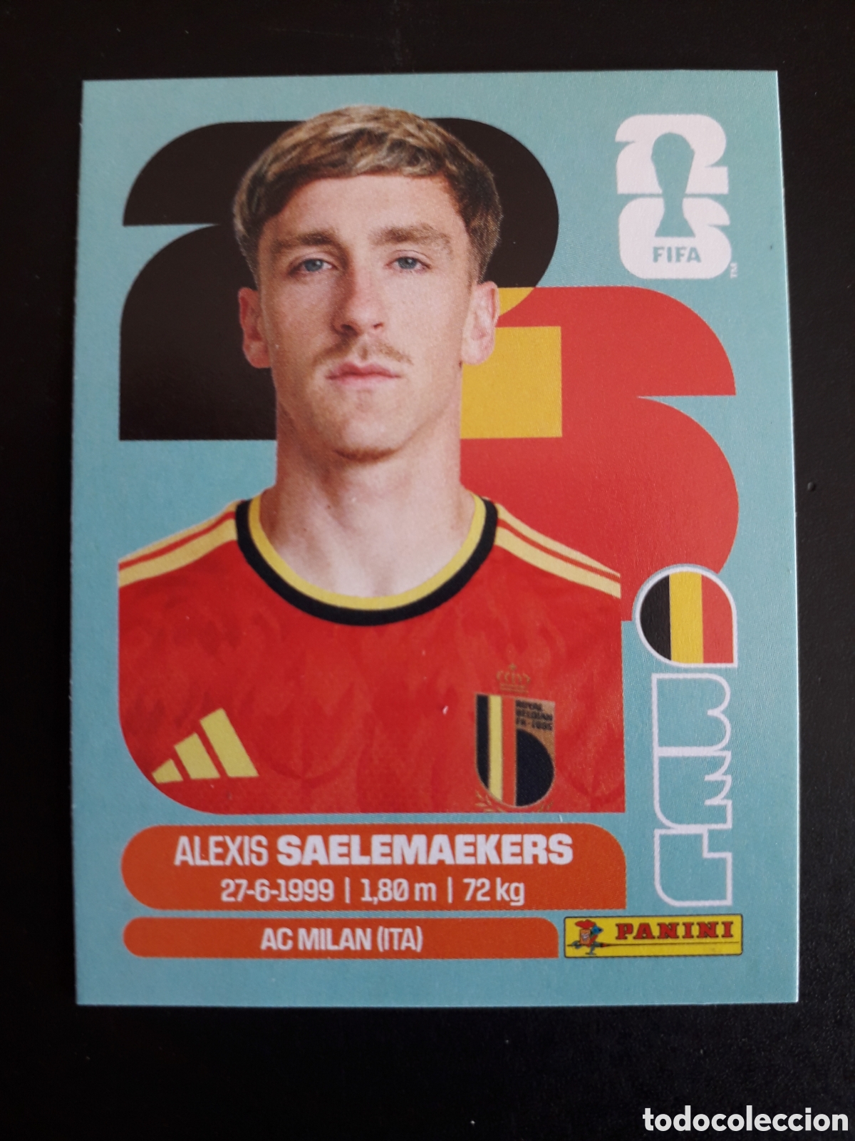 Cromos de F&uacute;tbol: SAELEMAEKERS B&Eacute;LGICA BEL 12 MUNDIAL F&Uacute;TBOL 2026 FIFA WORLD CUP PANINI SIN PEGAR PEDIDO M&Iacute;NIMO 3&euro;