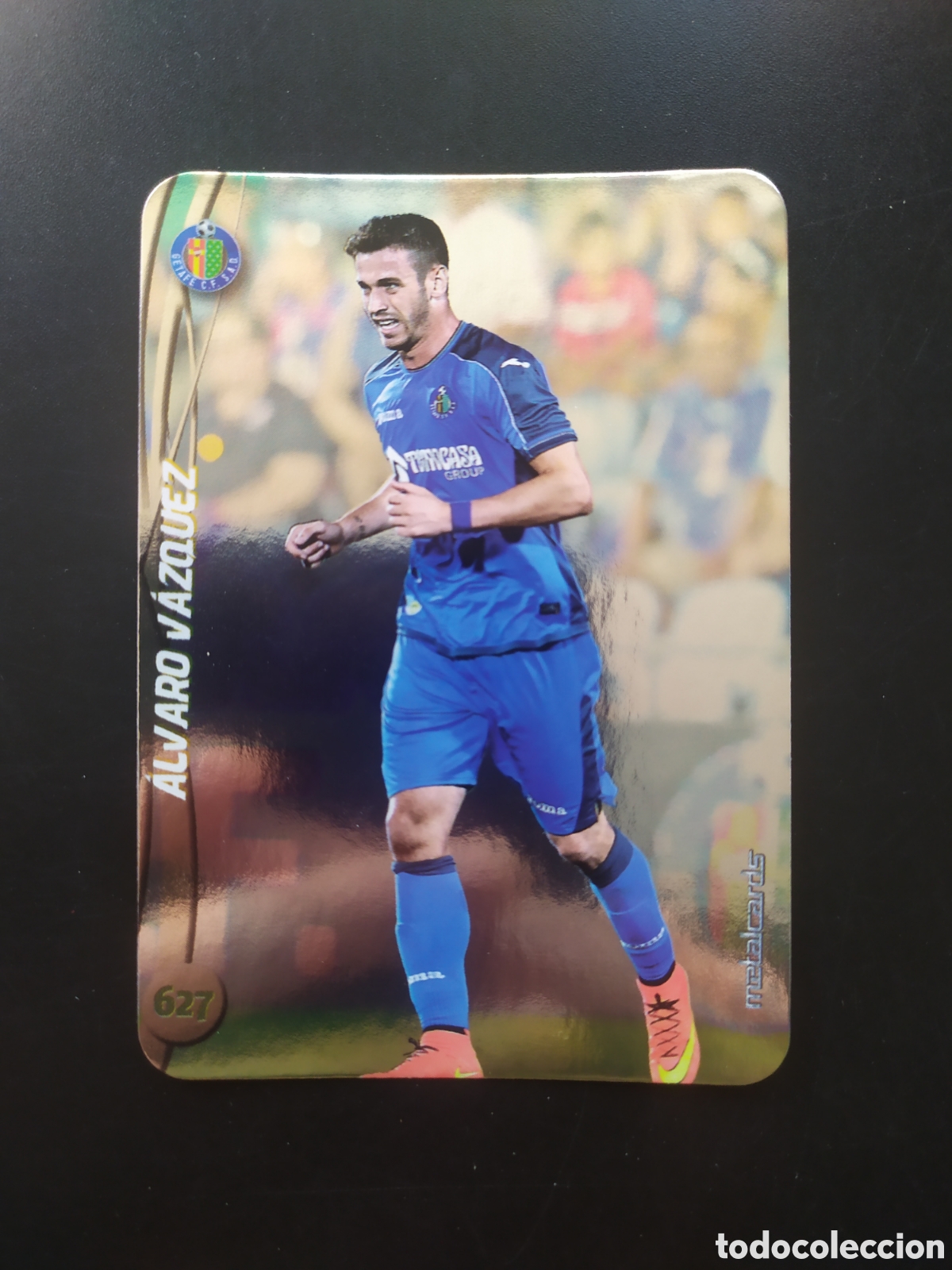 Cromos de F&uacute;tbol: Mundicromo fichas Liga 2014 2015 14 15 Alvaro V&aacute;zquez top brillo liso n&deg; 627 Getafe