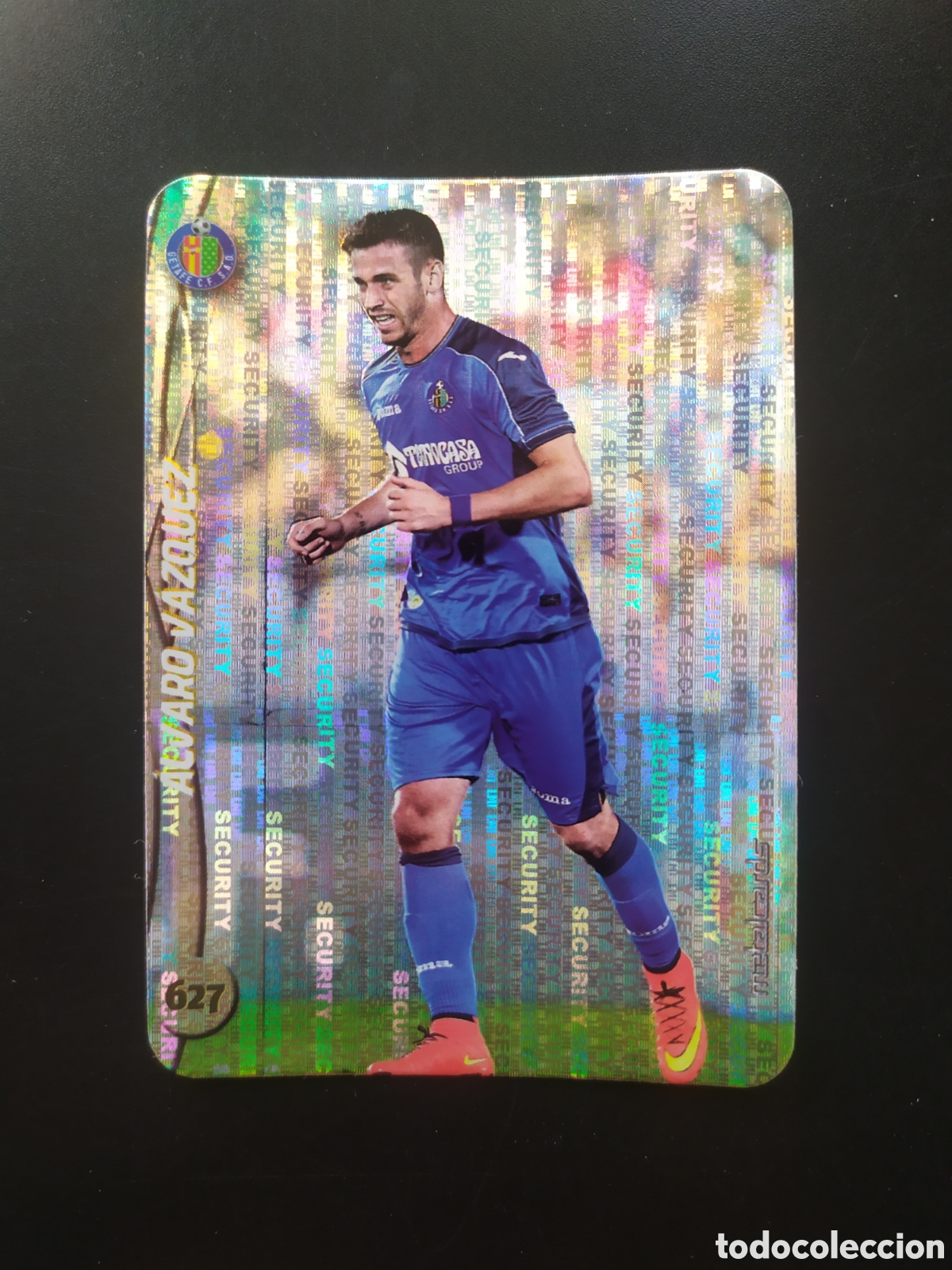 Cromos de F&uacute;tbol: Mundicromo fichas Liga 2014 2015 14 15 Alvaro V&aacute;zquez top brillo security n&deg; 627 Getafe