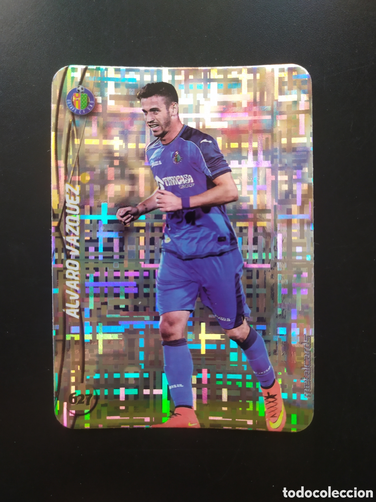 Cromos de F&uacute;tbol: Mundicromo fichas Liga 2014 2015 14 15 Alvaro V&aacute;zquez top brillo tetris n&deg; 627 Getafe