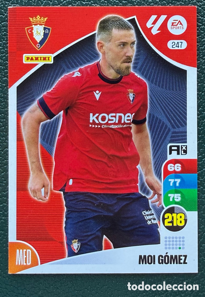 Cromos de F&uacute;tbol: 247 MOI GOMEZ OSASUNA FICHAS ALBUM ADRENALYN XL 2024 2025 24 25