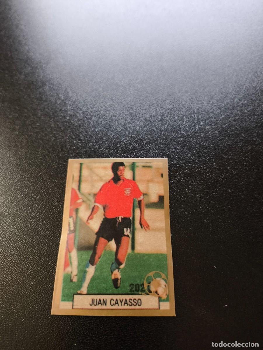 Cromos de F&uacute;tbol: 202 JUAN CAYASSO COSTA RICA REYAUCA WORLD CUP MUNDIAL ITALIA ITALY 1990 NO PANINI