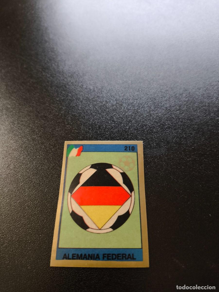 Cromos de F&uacute;tbol: 210 FLAG BANDERA ESCUDO ALEMANIA GERMANY REYAUCA WORLD CUP MUNDIAL ITALIA ITALY 1990 NO PANINI