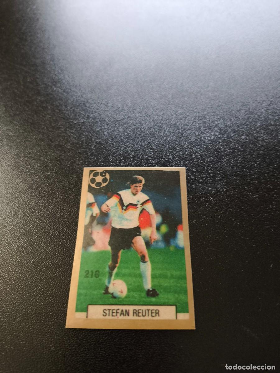 Cromos de F&uacute;tbol: 218 STEFAN REUTER ALEMANIA GERMANY REYAUCA WORLD CUP MUNDIAL ITALIA ITALY 1990 NO PANINI