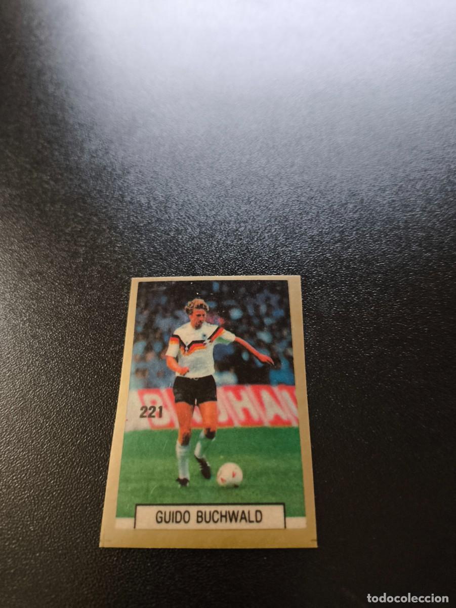 Cromos de F&uacute;tbol: 221 GUIDO BUCHWALD ALEMANIA GERMANY REYAUCA WORLD CUP MUNDIAL ITALIA ITALY 1990 NO PANINI