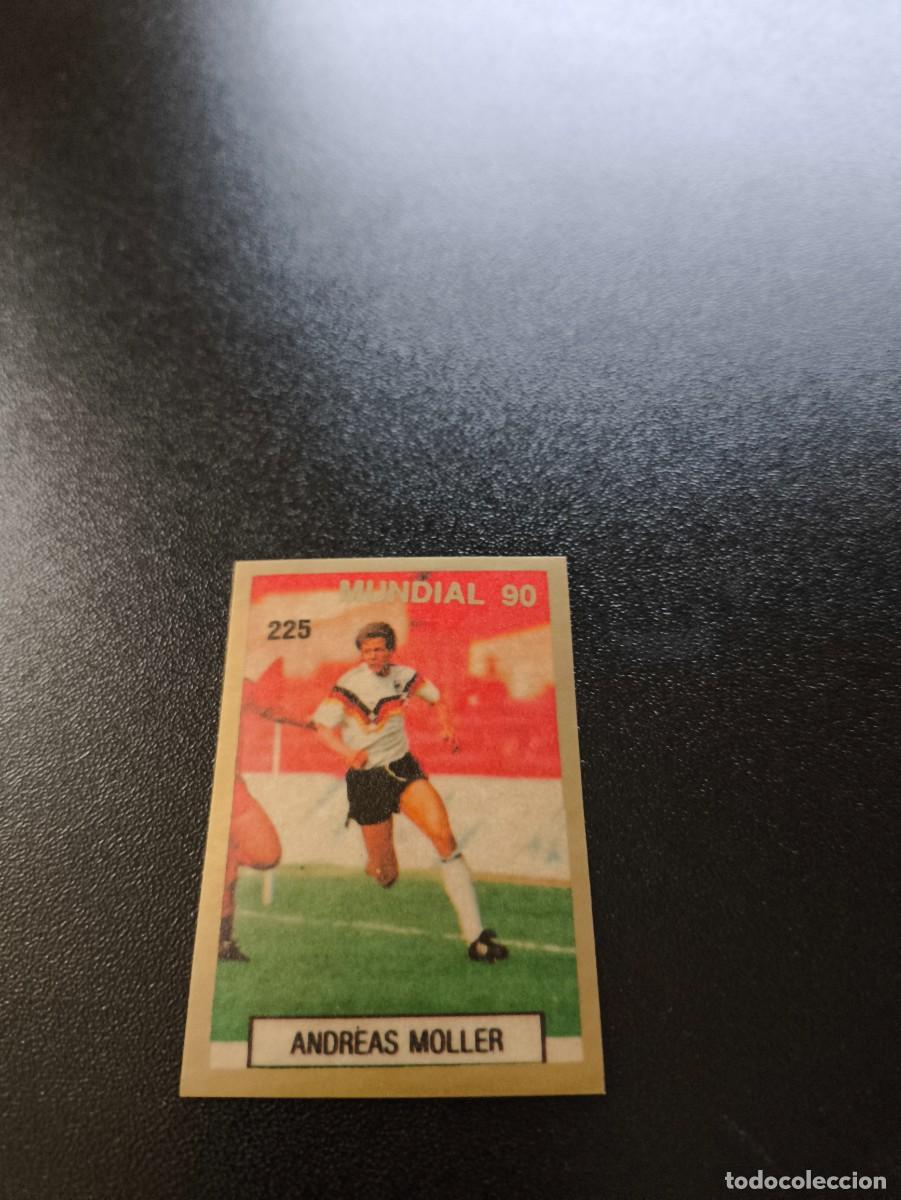 Cromos de F&uacute;tbol: 225 ANDREAS MOLLER ALEMANIA GERMANY REYAUCA WORLD CUP MUNDIAL ITALIA ITALY 1990 NO PANINI