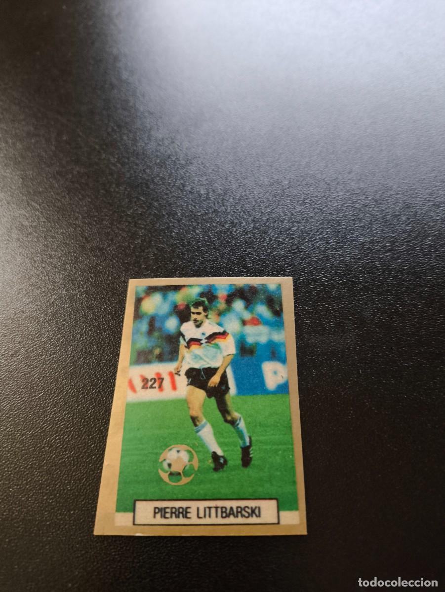 Cromos de F&uacute;tbol: 227 PIERRE LITTBARSKI ALEMANIA GERMANY REYAUCA WORLD CUP MUNDIAL ITALIA ITALY 1990 NO PANINI