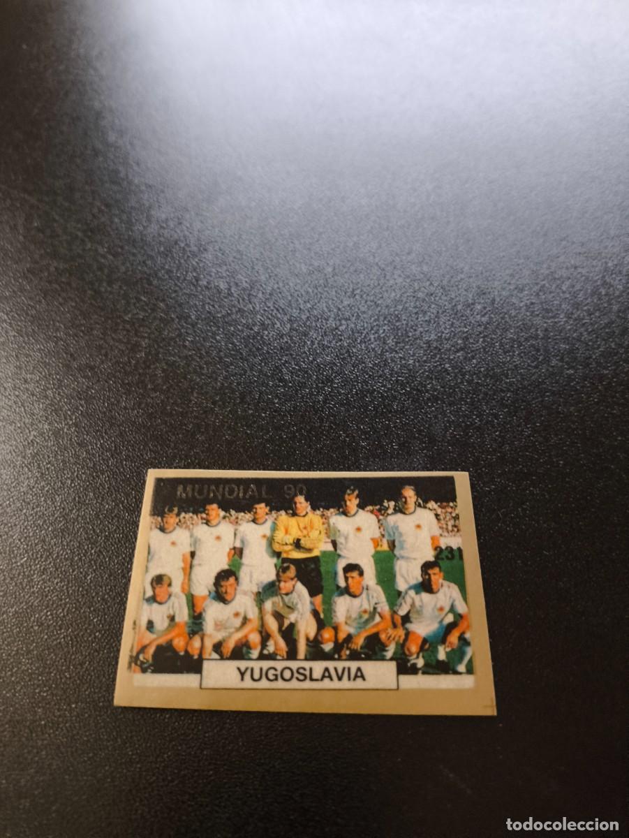 Cromos de F&uacute;tbol: 231 EQUIPO TEAM YUGOSLAVIA REYAUCA WORLD CUP MUNDIAL ITALIA ITALY 1990 NO PANINI