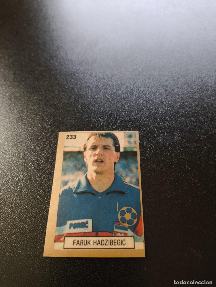 Cromos de F&uacute;tbol: 233 FARUK HADZIBEGIC YUGOSLAVIA REYAUCA WORLD CUP MUNDIAL ITALIA ITALY 1990 NO PANINI