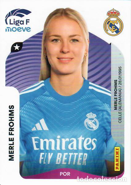 Cromos de F&uacute;tbol: CROMO PANINI LIGA FEMENINA F 2025-26 (25 - 26) - N&ordm; 264 - MERLE FROHMS - REAL MADRID