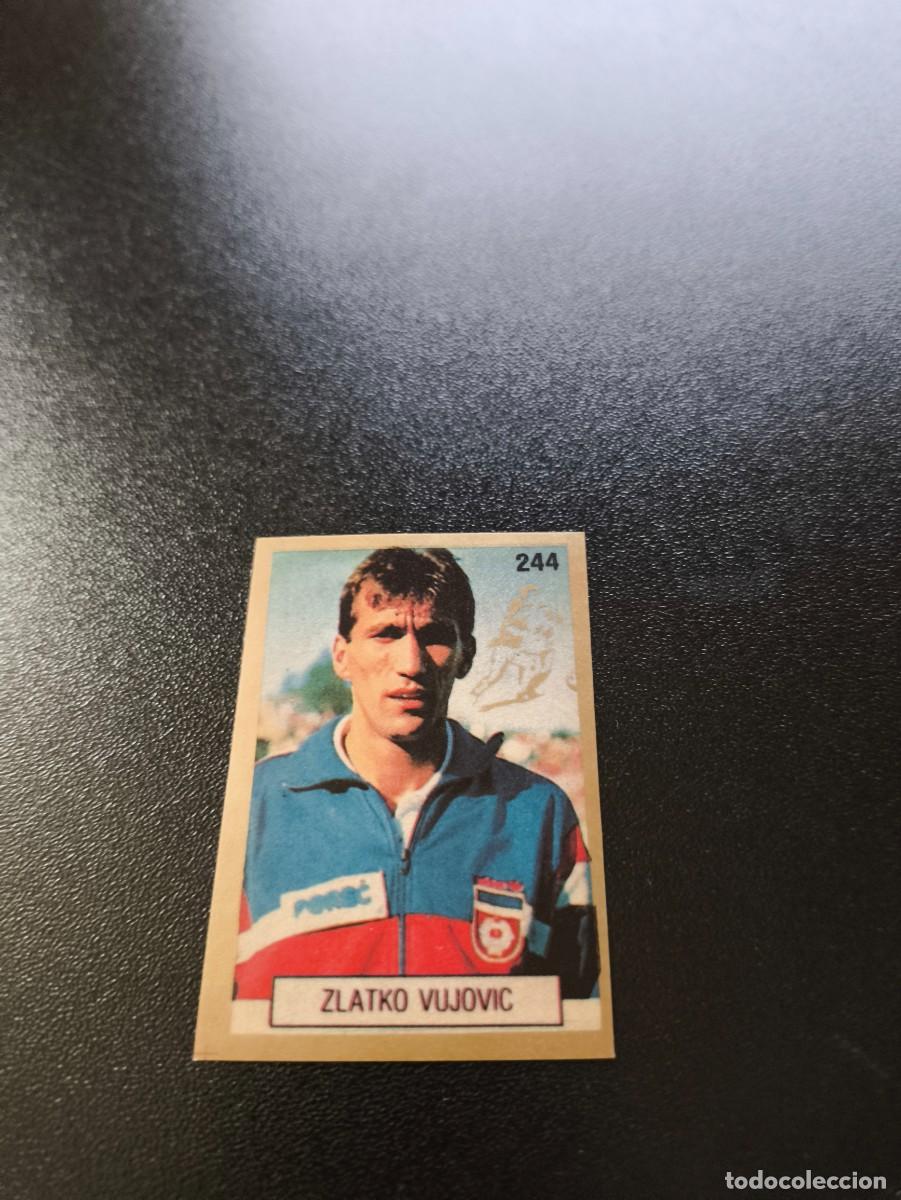 Cromos de F&uacute;tbol: 244 ZLATKO VUJOVIC YUGOSLAVIA REYAUCA WORLD CUP MUNDIAL ITALIA ITALY 1990 NO PANINI