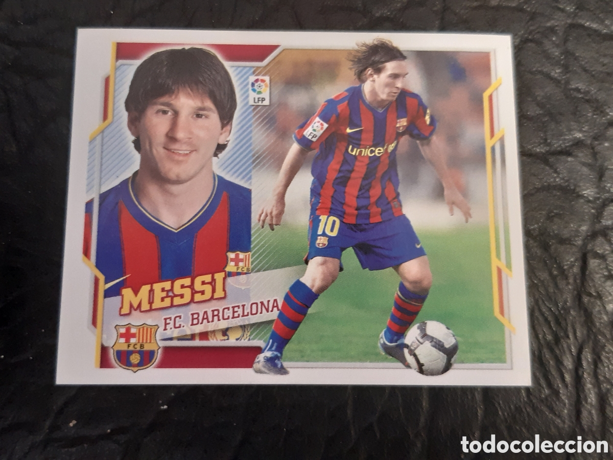 Cromos de F&uacute;tbol: Cromo Messi Liga Este 10-11