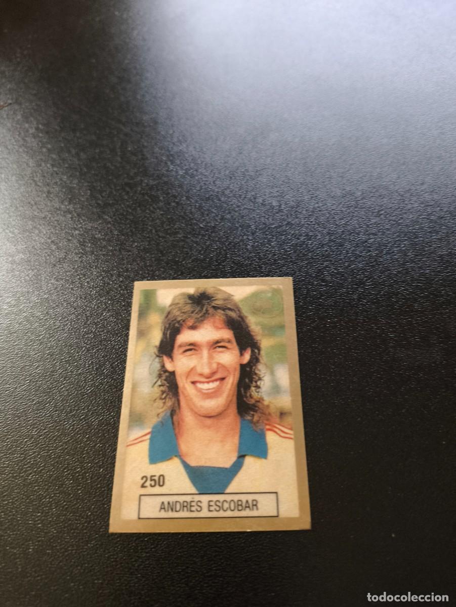 Cromos de F&uacute;tbol: 250 ANDRES ESCOBAR COLOMBIA REYAUCA WORLD CUP MUNDIAL ITALIA ITALY 1990 NO PANINI