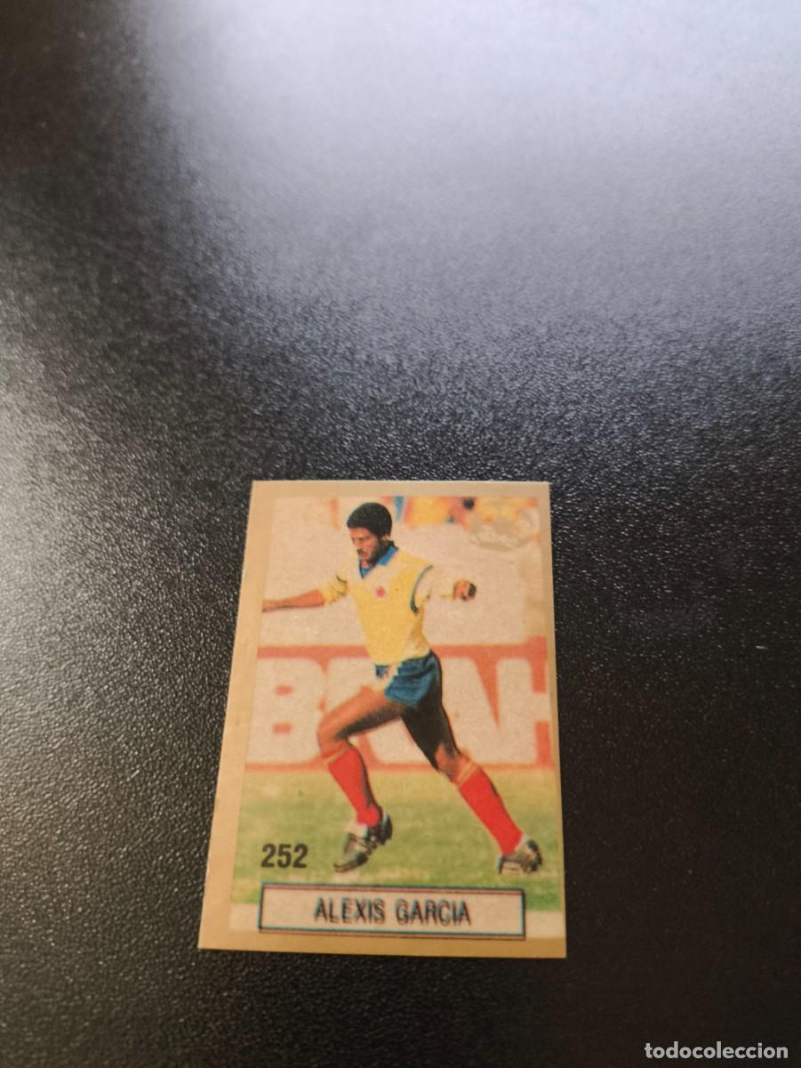Cromos de F&uacute;tbol: 252 ALEXIS GARCIA COLOMBIA REYAUCA WORLD CUP MUNDIAL ITALIA ITALY 1990 NO PANINI