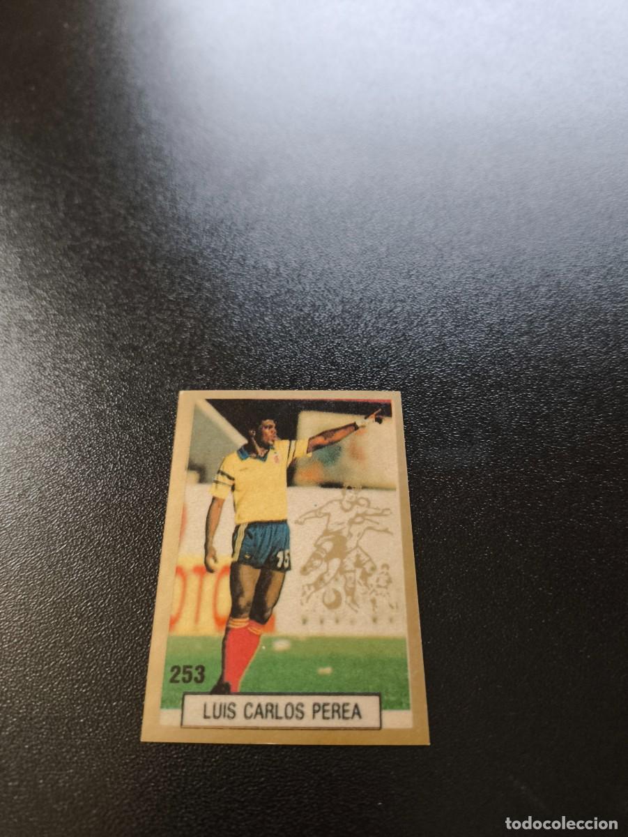 Cromos de F&uacute;tbol: 253 LUIS CARLOS PEREA COLOMBIA REYAUCA WORLD CUP MUNDIAL ITALIA ITALY 1990 NO PANINI