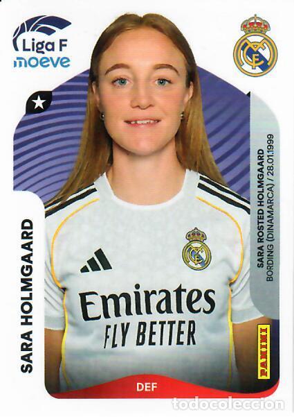 Cromos de F&uacute;tbol: CROMO PANINI LIGA FEMENINA F 2025-26 (25 - 26) - N&ordm; 270 - SARA HOLMGAARD - REAL MADRID
