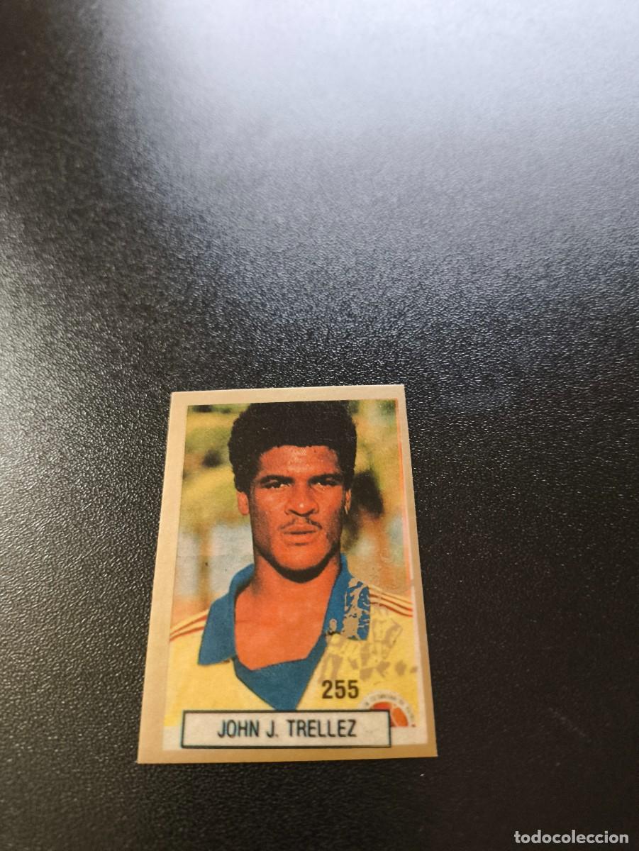 Cromos de F&uacute;tbol: 255 JOHN J. TRELLEZ COLOMBIA REYAUCA WORLD CUP MUNDIAL ITALIA ITALY 1990 NO PANINI