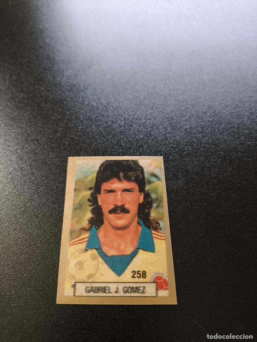 Cromos de F&uacute;tbol: 258 GABRIEL J. GOMEZ COLOMBIA REYAUCA WORLD CUP MUNDIAL ITALIA ITALY 1990 NO PANINI