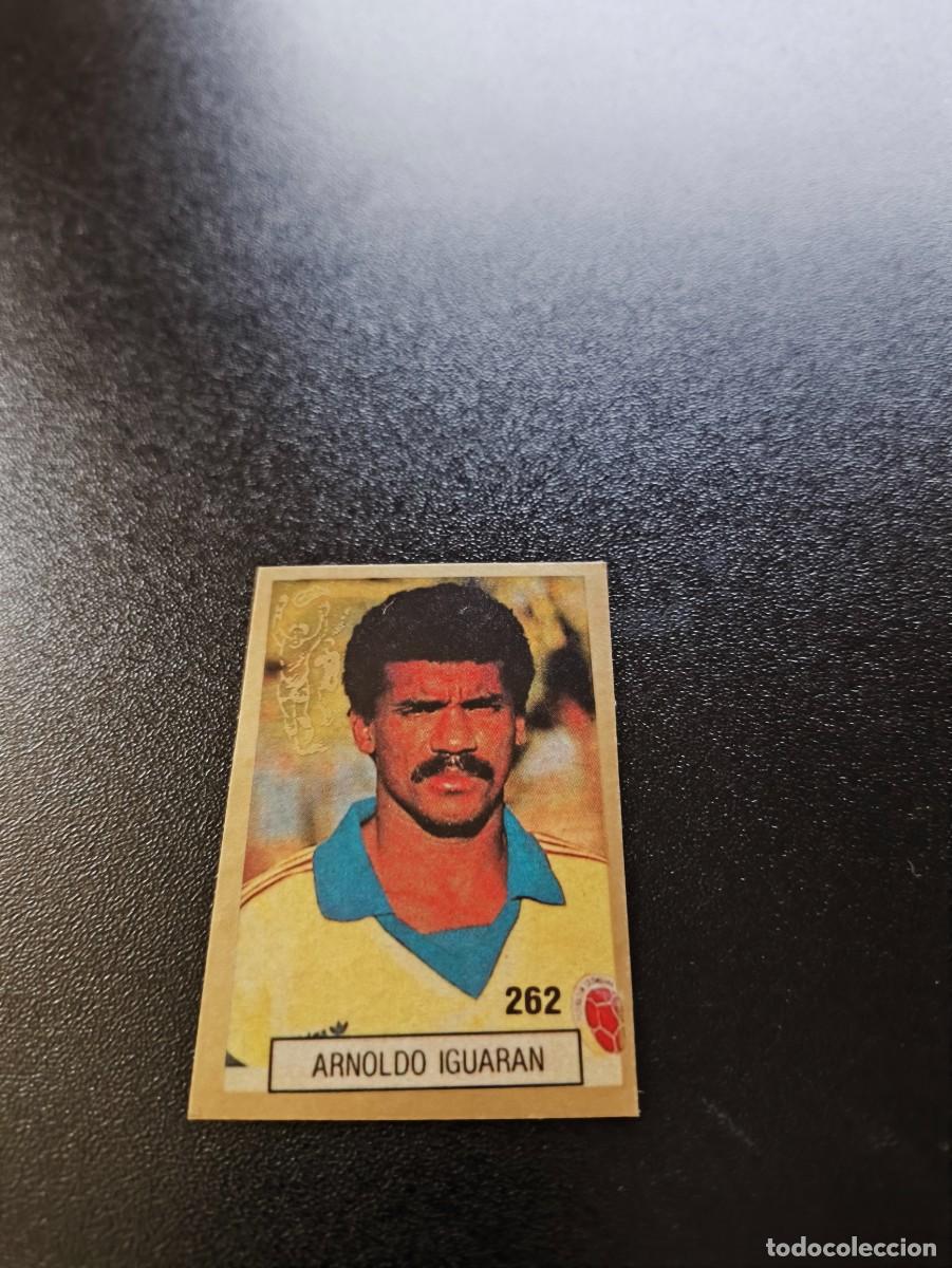 Cromos de F&uacute;tbol: 262 ARNOLDO IGUARAN COLOMBIA REYAUCA WORLD CUP MUNDIAL ITALIA ITALY 1990 NO PANINI