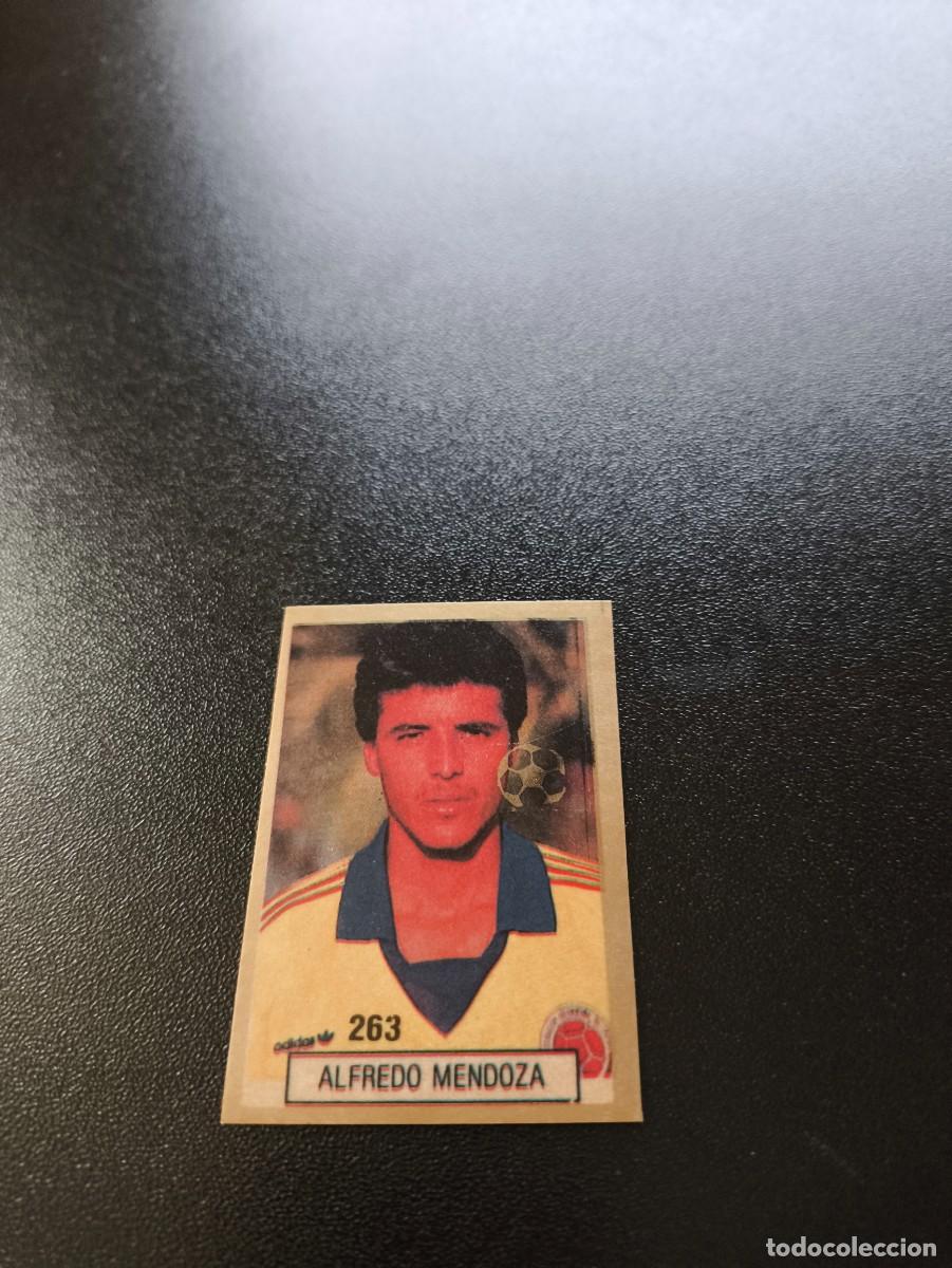 Cromos de F&uacute;tbol: 263 ALFREDO MENDOZA COLOMBIA REYAUCA WORLD CUP MUNDIAL ITALIA ITALY 1990 NO PANINI