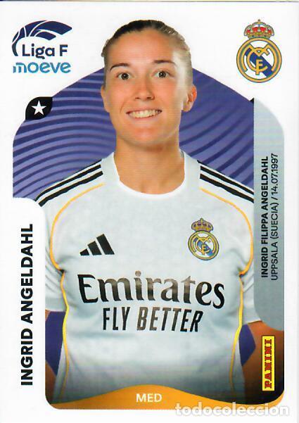 Cromos de F&uacute;tbol: CROMO PANINI LIGA FEMENINA F 2025-26 (25 - 26) - N&ordm; 273 - INGRID ANGELDAHL - REAL MADRID