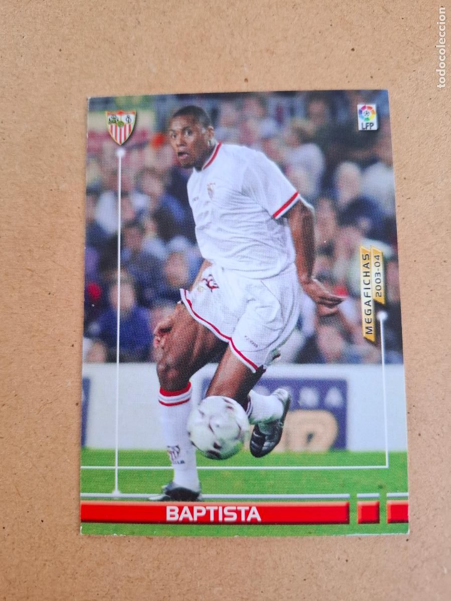 Cromos de F&uacute;tbol: MEGAFICHAS 2003 2004 03 04 - PANINI - 267 BIS BAPTISTA - SEVILLA FC (CM)