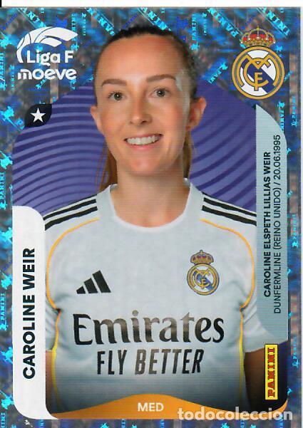 Cromos de F&uacute;tbol: CROMO PANINI LIGA FEMENINA F 2025-26 (25 - 26) - N&ordm; 276 - CAROLINE WEIR - REAL MADRID