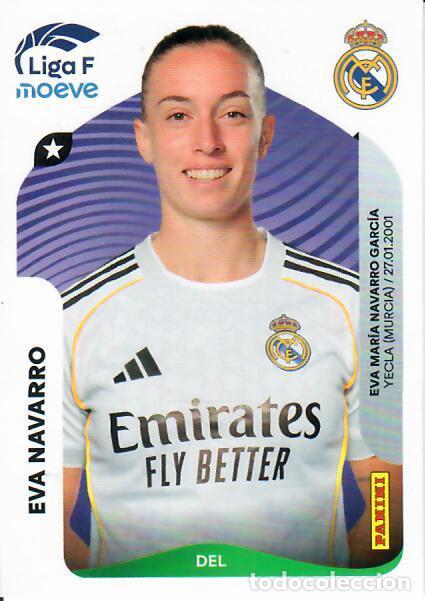 Cartes &agrave; collectionner de Football: CROMO PANINI LIGA FEMENINA F 2025-26 (25 - 26) - N&ordm; 278 - EVA NAVARRO - REAL MADRID