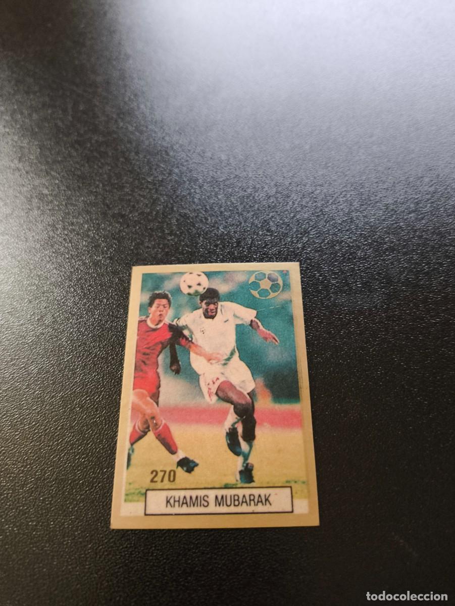 Cartes &agrave; collectionner de Football: 270 KHAMIS MUBARAK EMIRATOS ARABES REYAUCA WORLD CUP MUNDIAL ITALIA ITALY 1990 NO PANINI