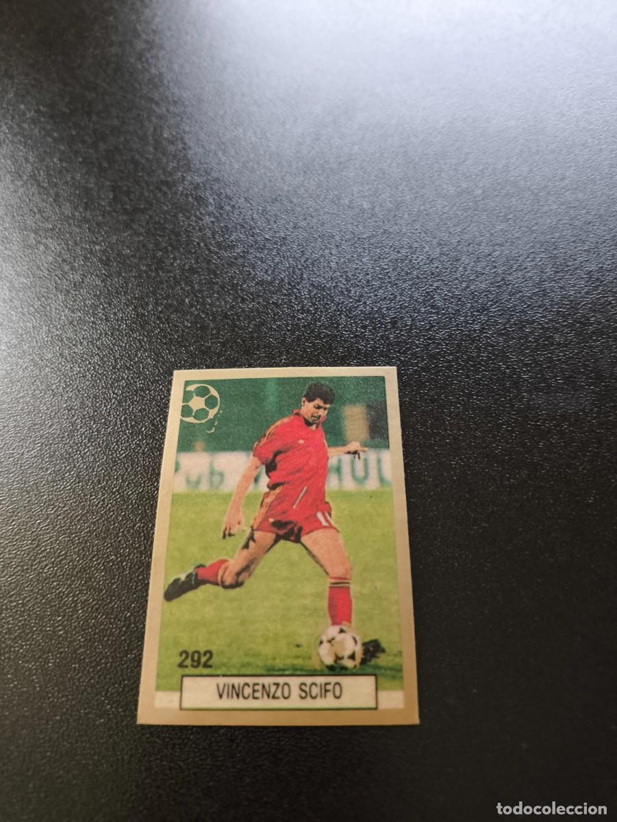 Cartes &agrave; collectionner de Football: 292 VINCENZO SCIFO BELGICA BELGIUM REYAUCA WORLD CUP MUNDIAL ITALIA ITALY 1990 NO PANINI