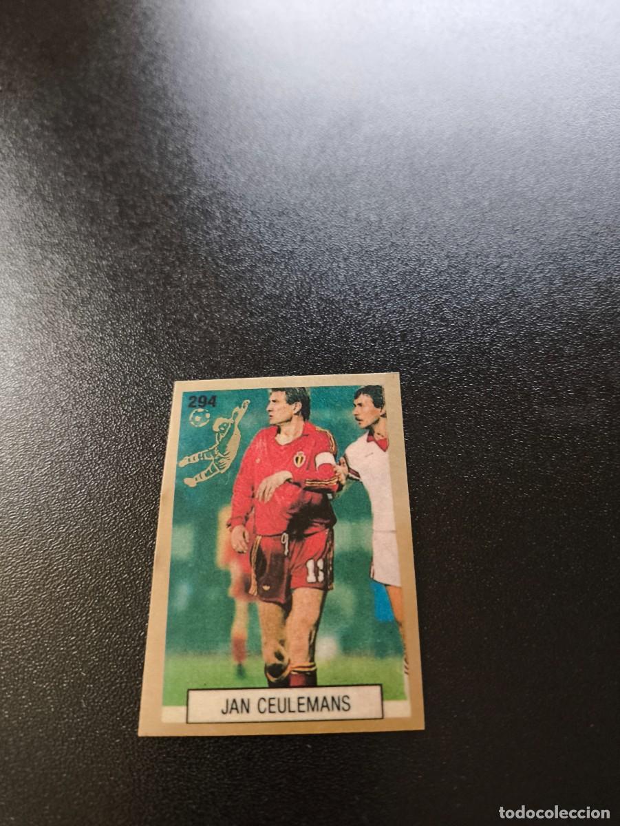 Cartes &agrave; collectionner de Football: 294 JAN CEULEMANS BELGICA BELGIUM REYAUCA WORLD CUP MUNDIAL ITALIA ITALY 1990 NO PANINI