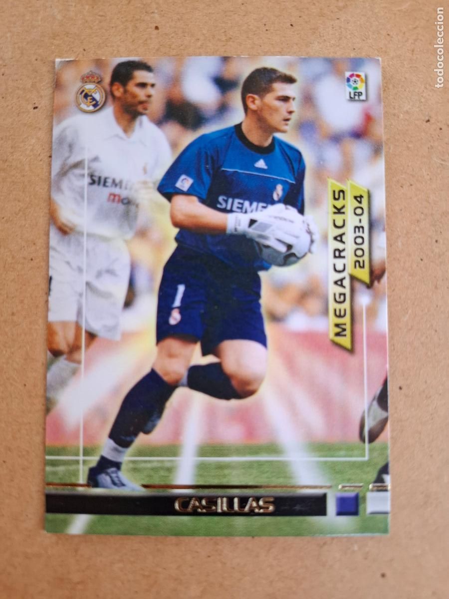 Fu&szlig;ball-Sticker: MEGAFICHAS 2003 2004 03 04 - PANINI - 361 CASILLAS - REAL MADRID (CM)