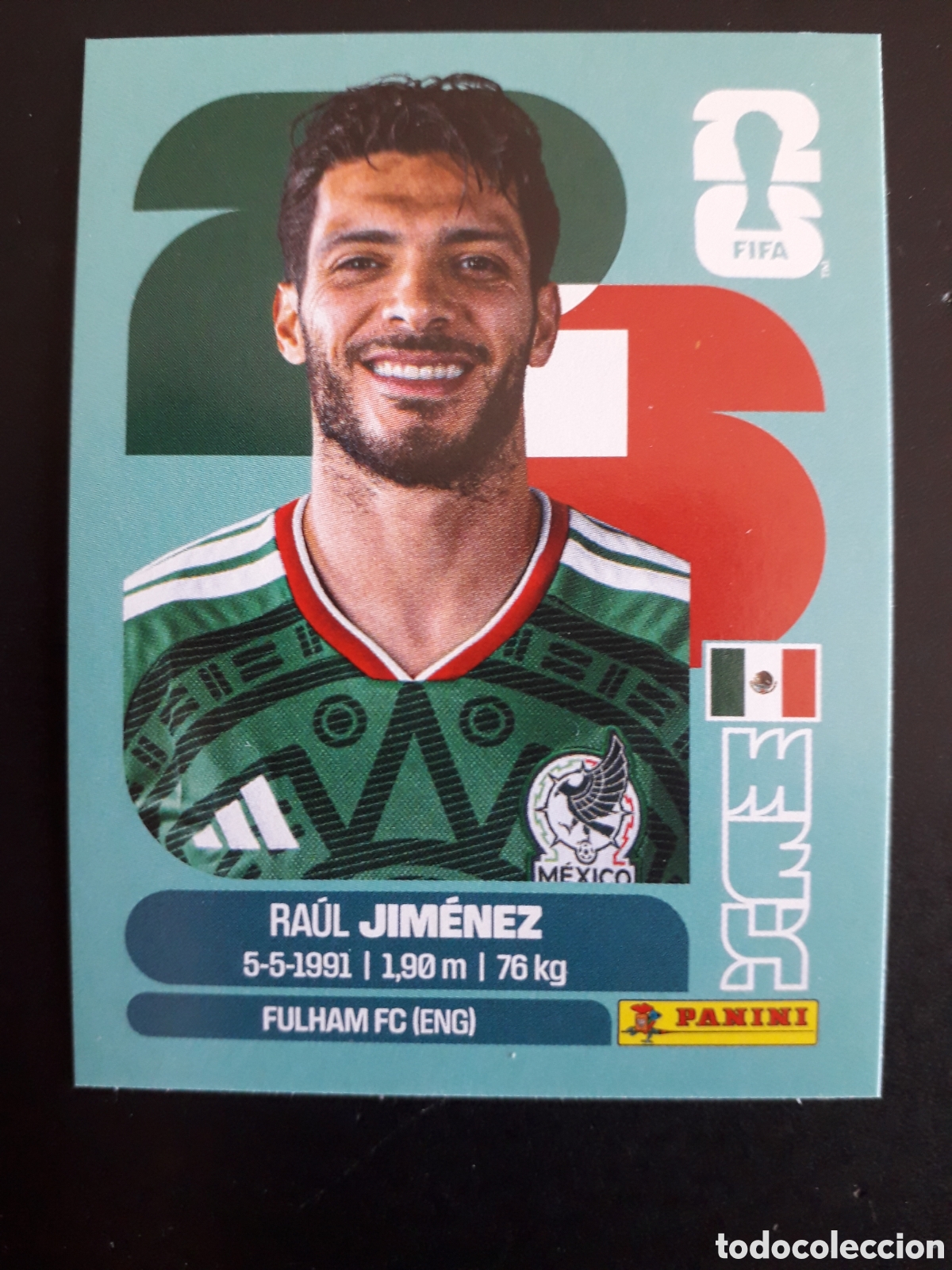 Cromos de F&uacute;tbol: JIM&Eacute;NEZ M&Eacute;XICO MEX 17 MUNDIAL F&Uacute;TBOL 2026 FIFA WORLD CUP PANINI SIN PEGAR PEDIDO M&Iacute;NIMO 3&euro;