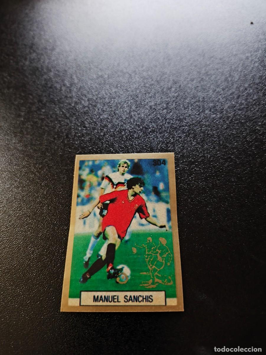 Cromos de F&uacute;tbol: 304 MANOLO SANCHIS REAL MADRID ESPA&Ntilde;A SPAIN REYAUCA WORLD CUP MUNDIAL ITALIA ITALY 1990 NO PANINI