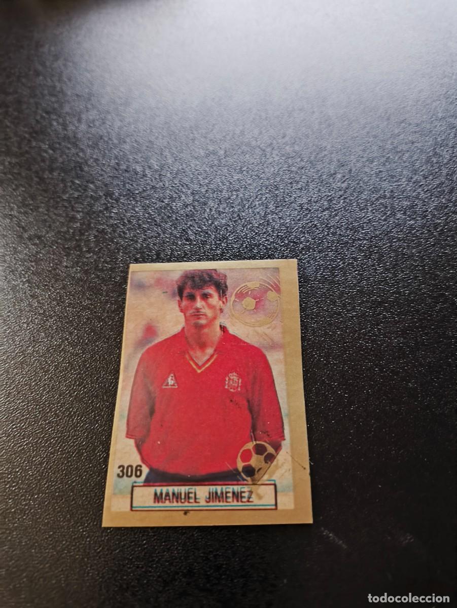 Cromos de F&uacute;tbol: 306 MANUEL JIMENEZ SEVILLA ESPA&Ntilde;A SPAIN REYAUCA WORLD CUP MUNDIAL ITALIA ITALY 1990 NO PANINI