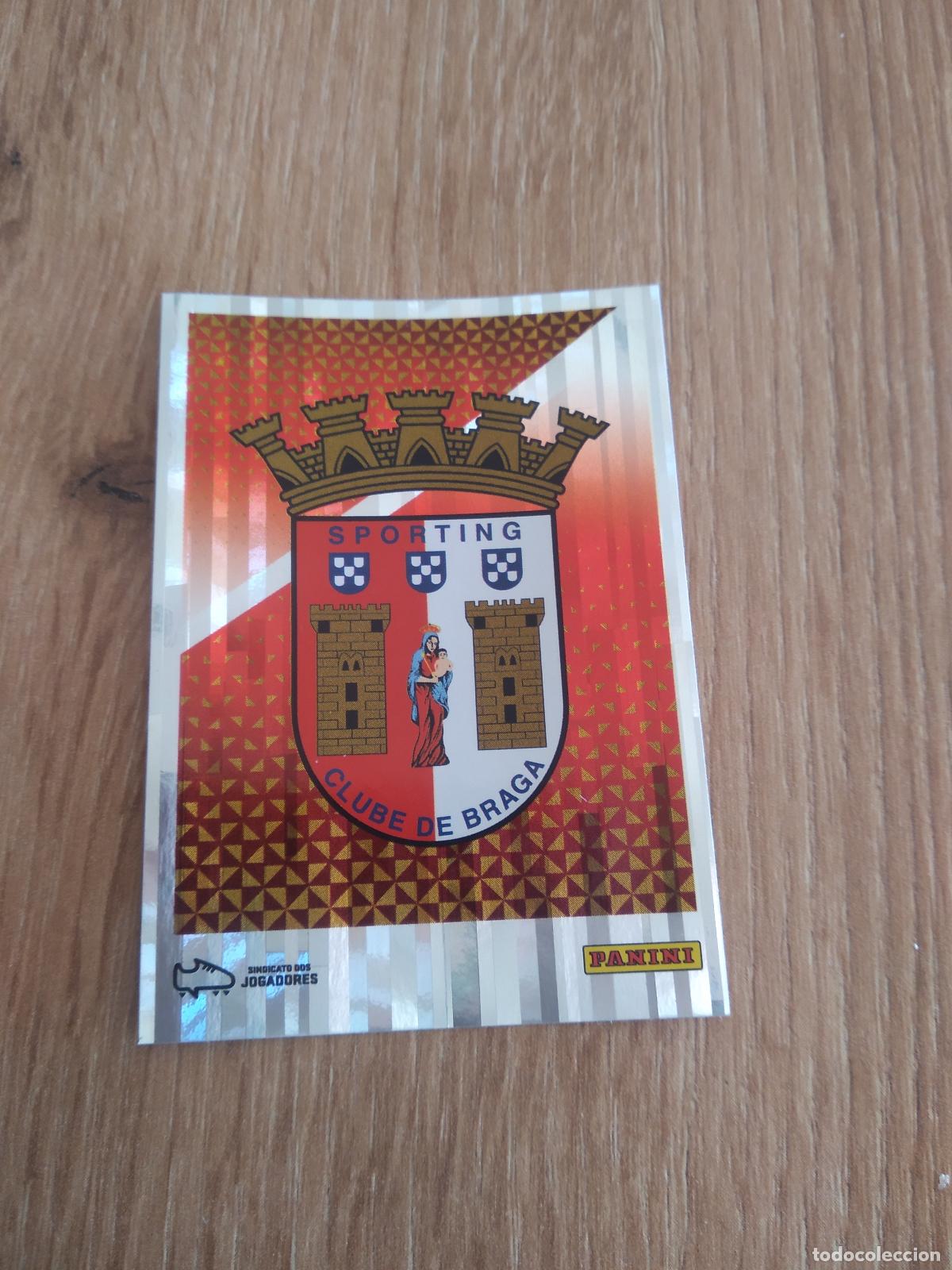 Cromos de F&uacute;tbol: 5 ESCUDO BRAGA CROMO FUTBOL PANINI LIGA PORTUGAL 25-26 FUTEBOL LIGA BETCLIC 2025-2026